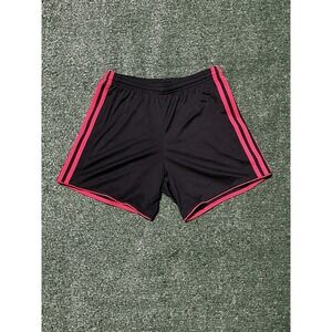 Adidas ClimaCool Women's Shorts Black Pink Stripes Size S Athletic Running